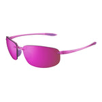 Maui Jim P407-09 Hookipa Sunglasses Pink Frames Maui Sunrise Full Mirror Lenses; Size 64
