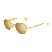 Bottega Veneta BV1396S-002 Sunglasses Gold Frames; Size 50