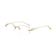 Cartier CT0061O-002 Optical Gold Transparent Frames; Size 53