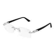 Cartier CT0287O-004 Optical Silver Blue Transparent Frames; Size 54