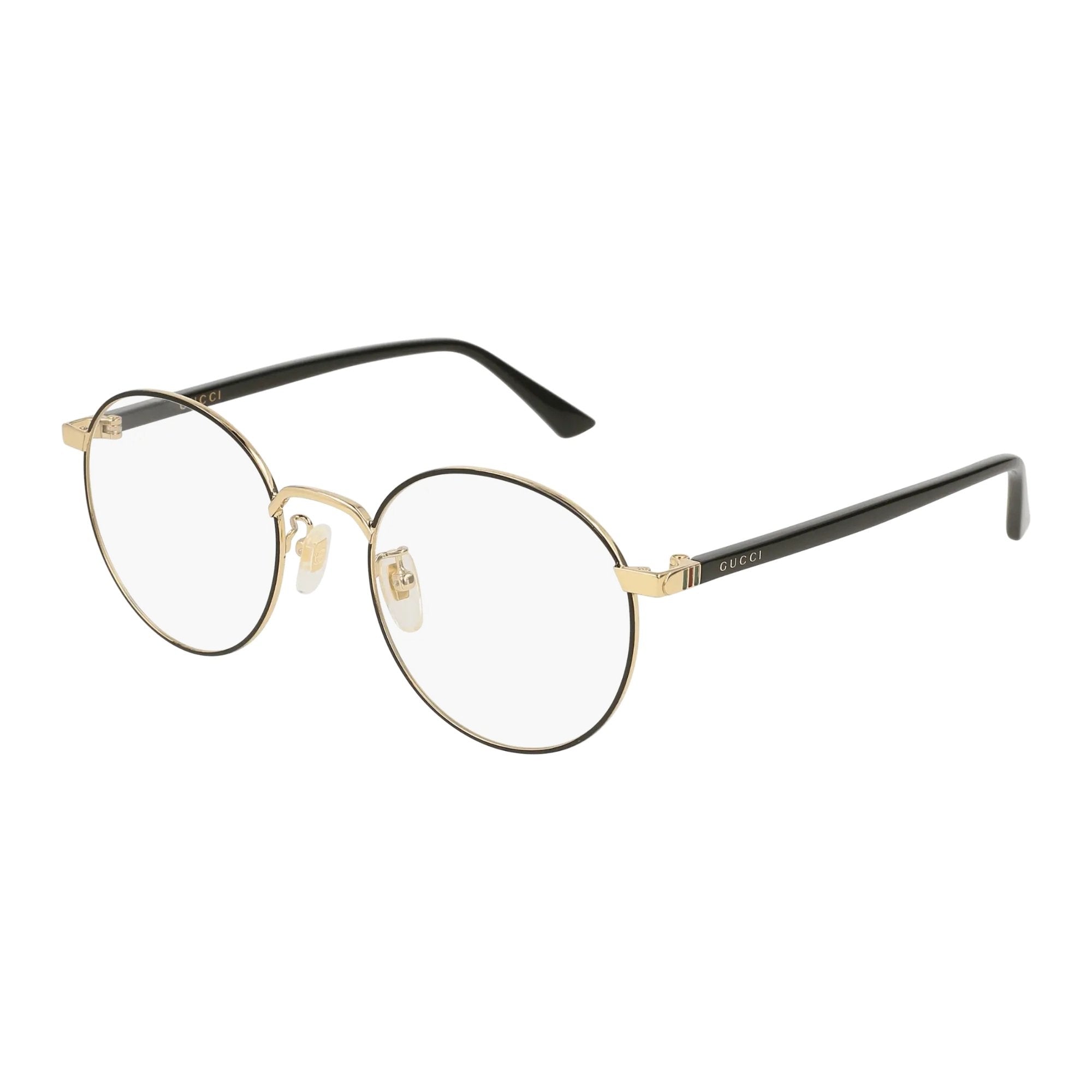 Gucci GG0297OK-003 Optical Black Transparent Frames; Size 52