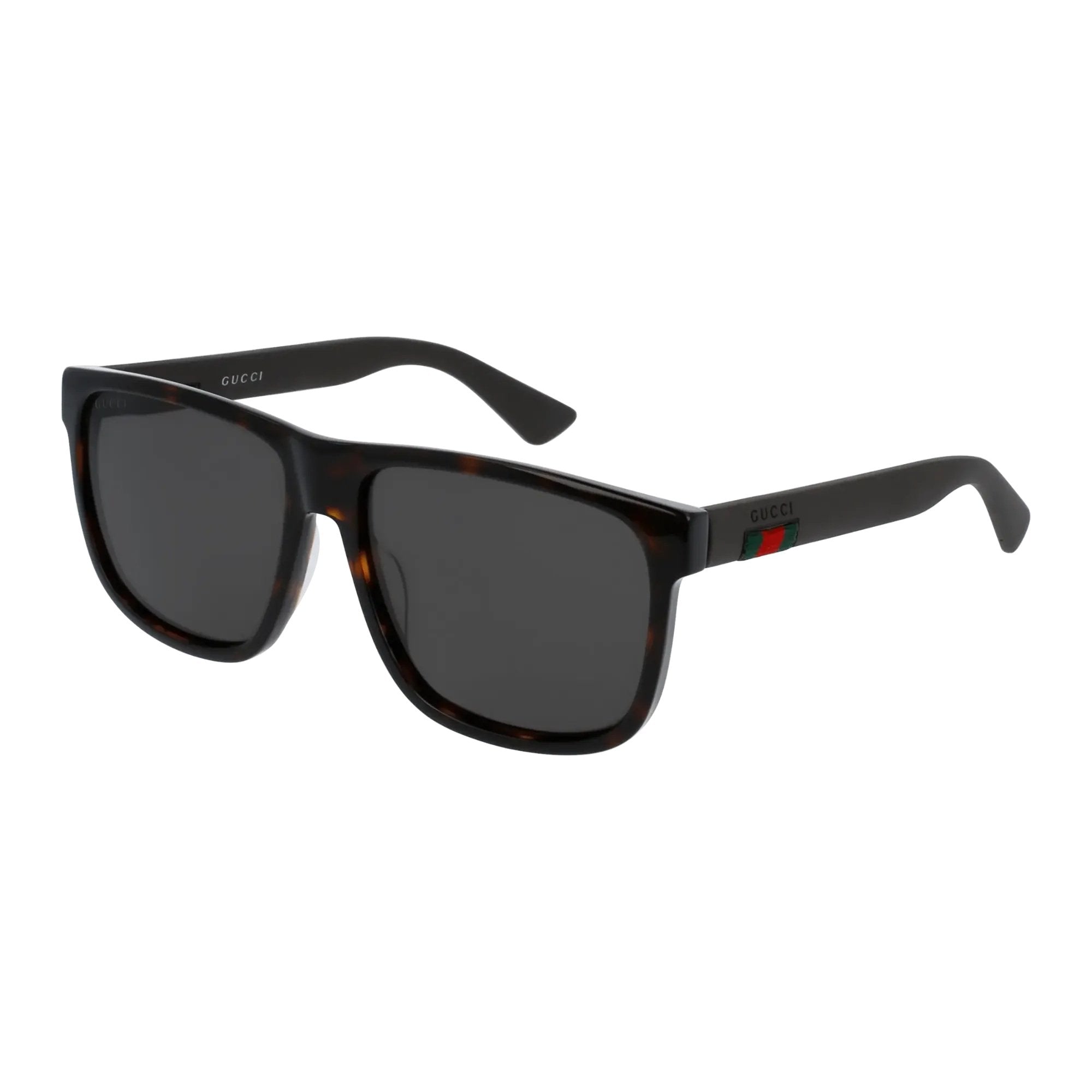 Gucci GG0010S-003 Sunglasses Havana Brown Grey Frames; Size 58