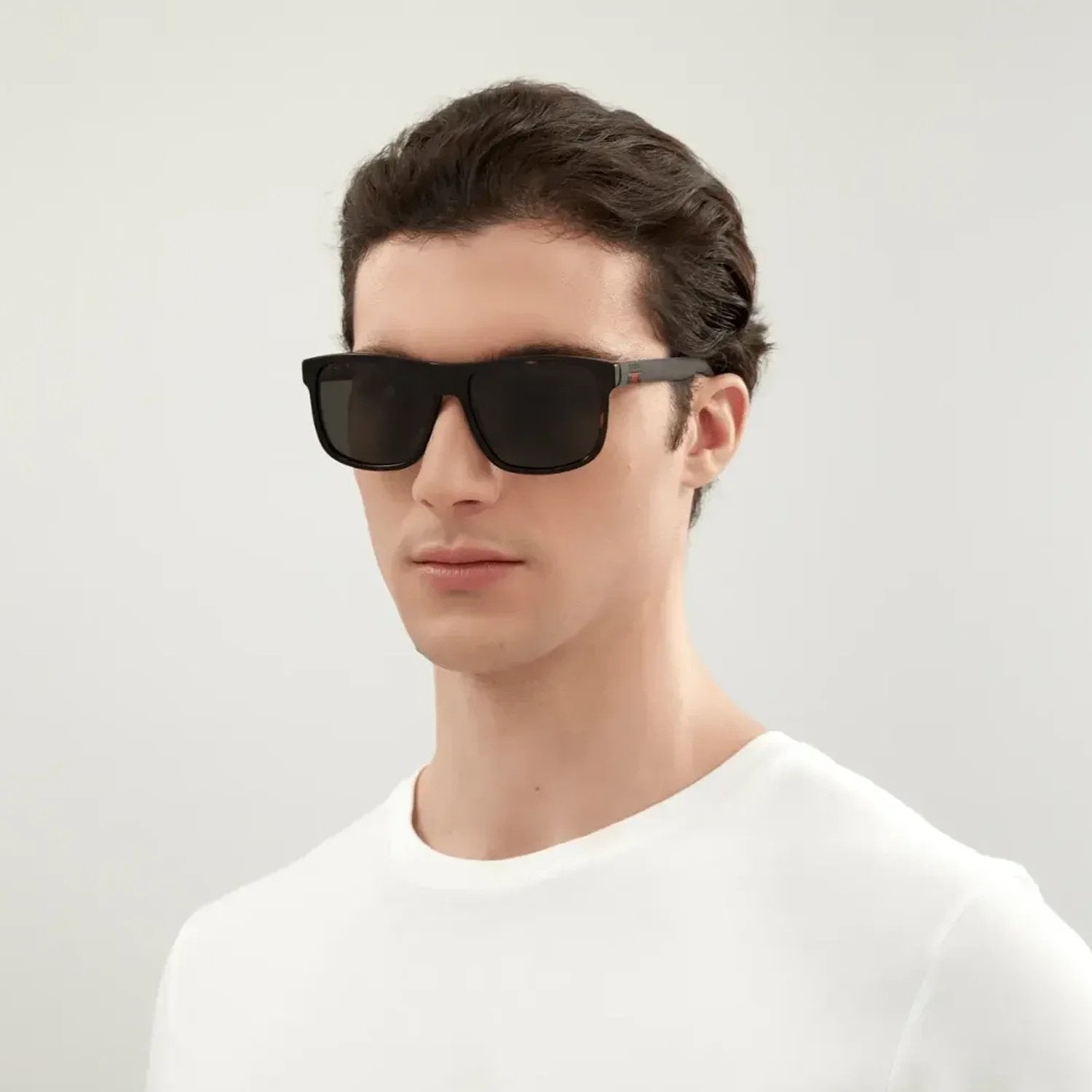 Gucci GG0010S-003 Sunglasses Havana Brown Grey Frames; Size 58