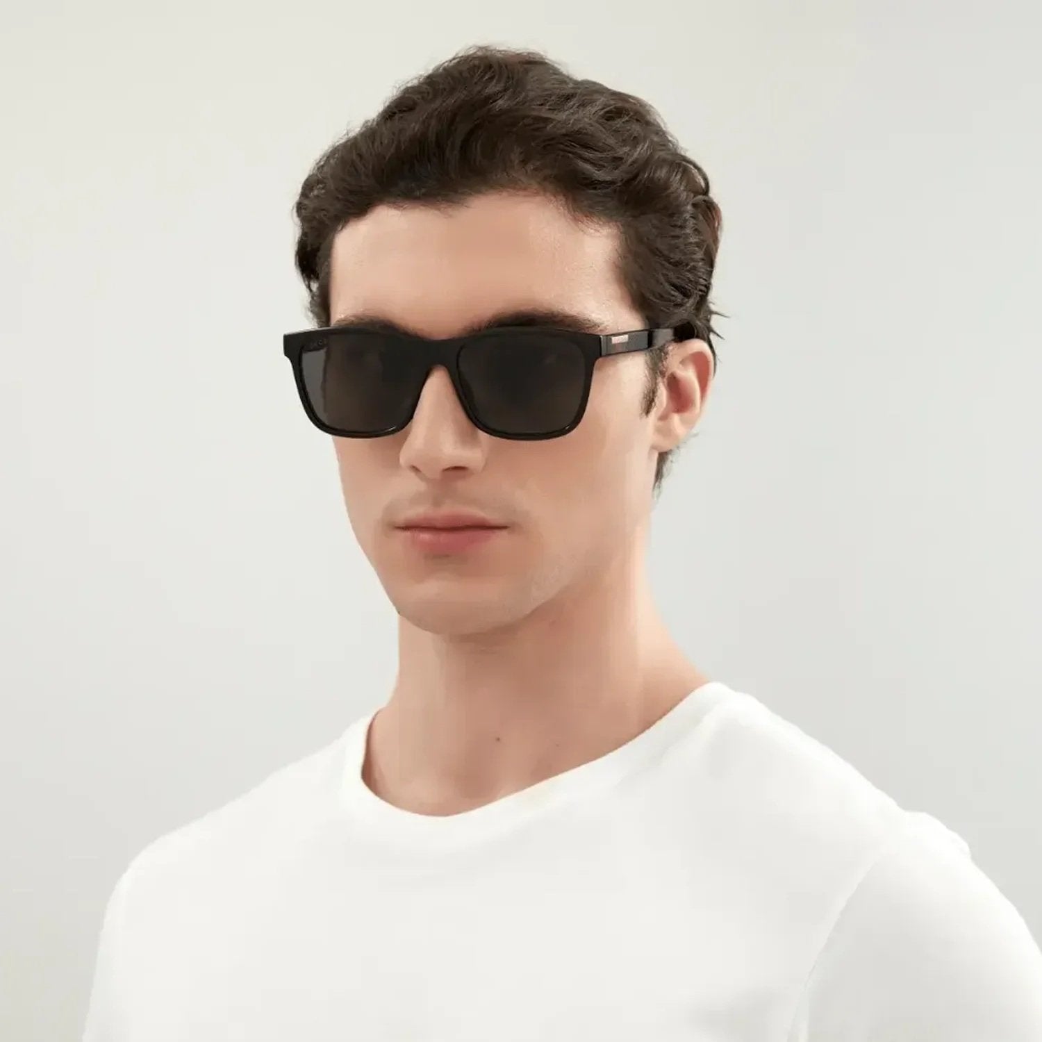 Gucci GG0746S-001 Sunglasses Black Grey Frames; Size 57