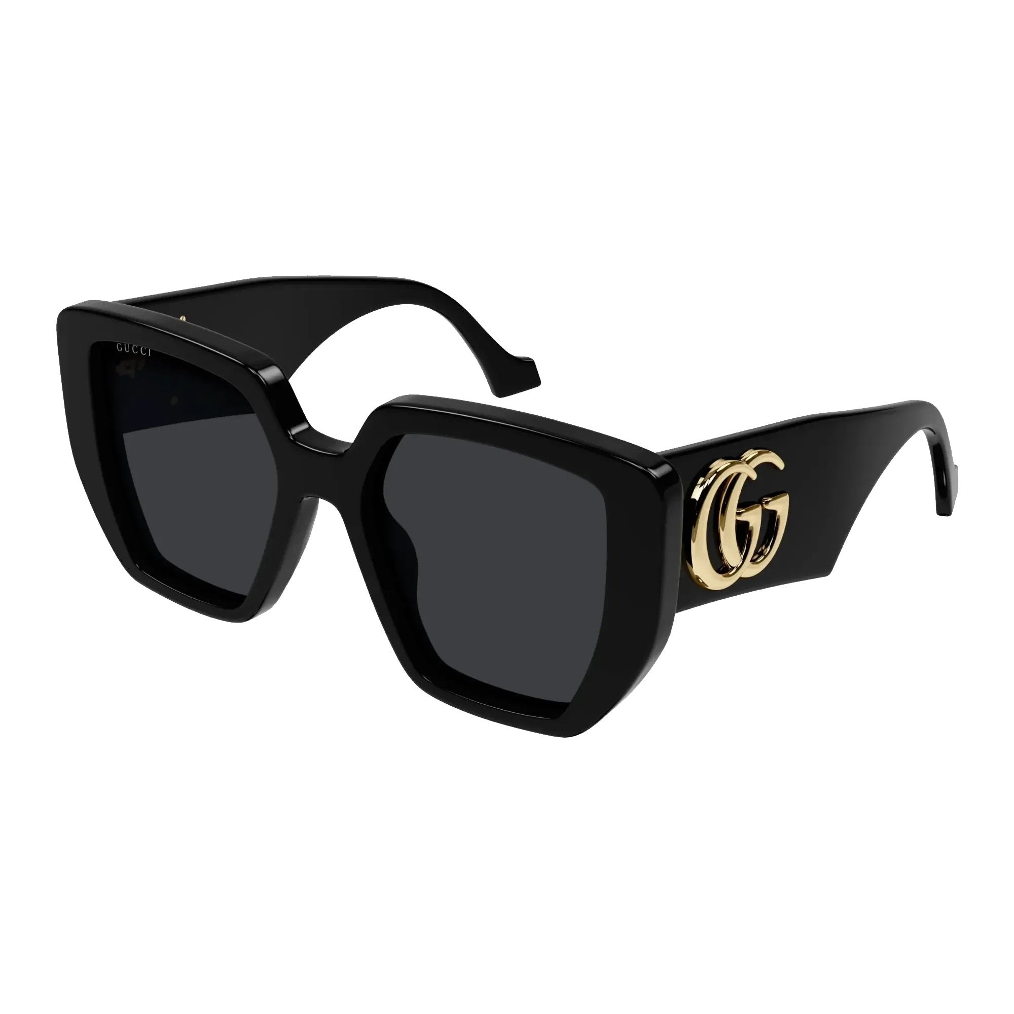 Gucci GG0956S-003 Sunglasses Black Grey Frames; Size 54
