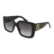Gucci GG0141SN-001 Sunglasses Black Grey Frames; Size 53