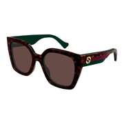 Gucci GG1300S-002 Sunglasses Havana Brown Frames; Size 55