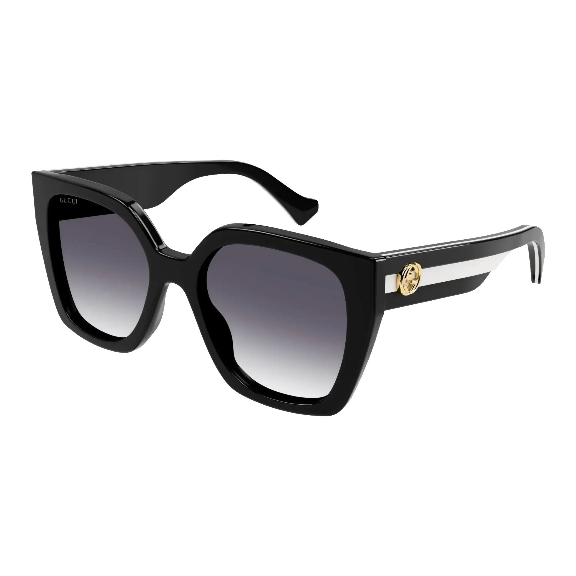 Gucci GG1300S-004 Sunglasses Black Grey Frames; Size 55