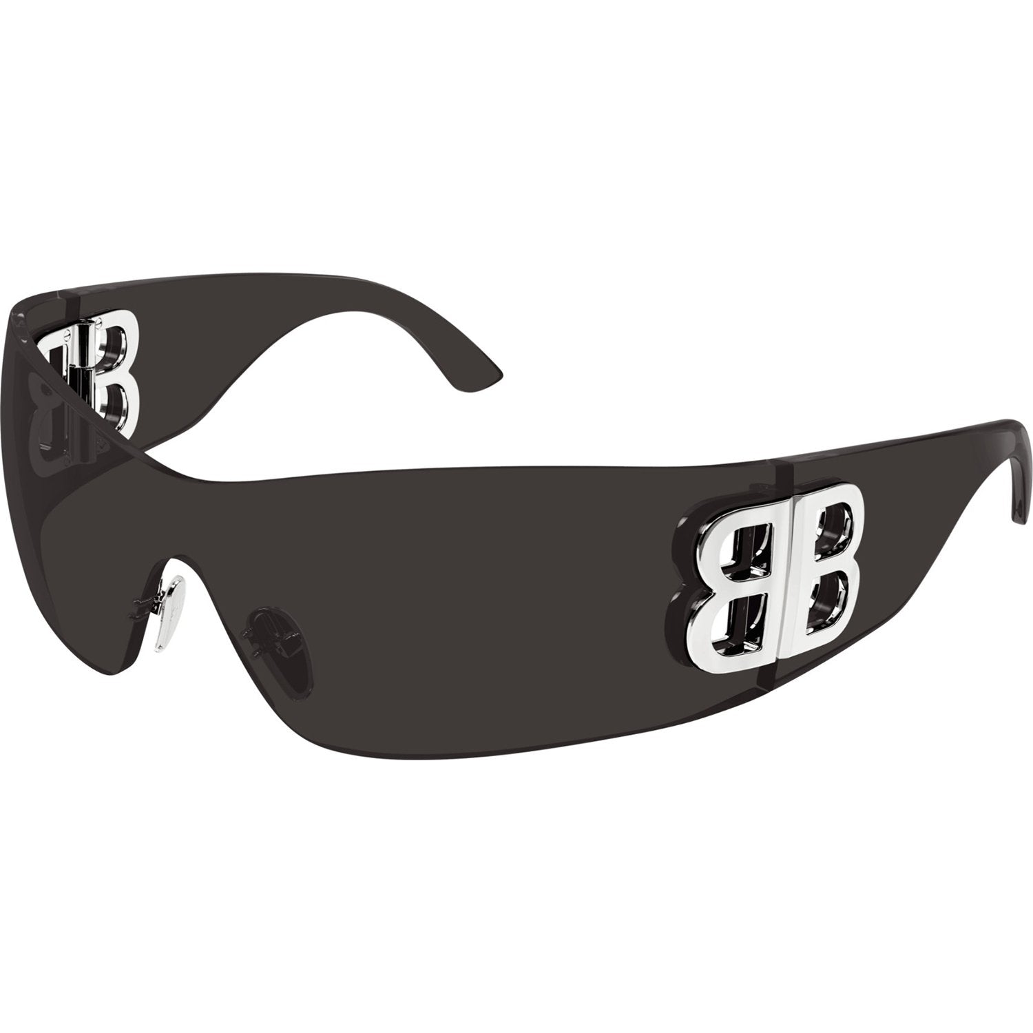 Balenciaga BB0359S-001 Sunglasses Grey Frames; Size 99