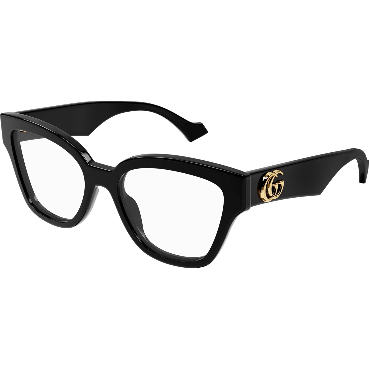 Gucci GG1424O-005 Optical Black Transparent Frames; Size 54