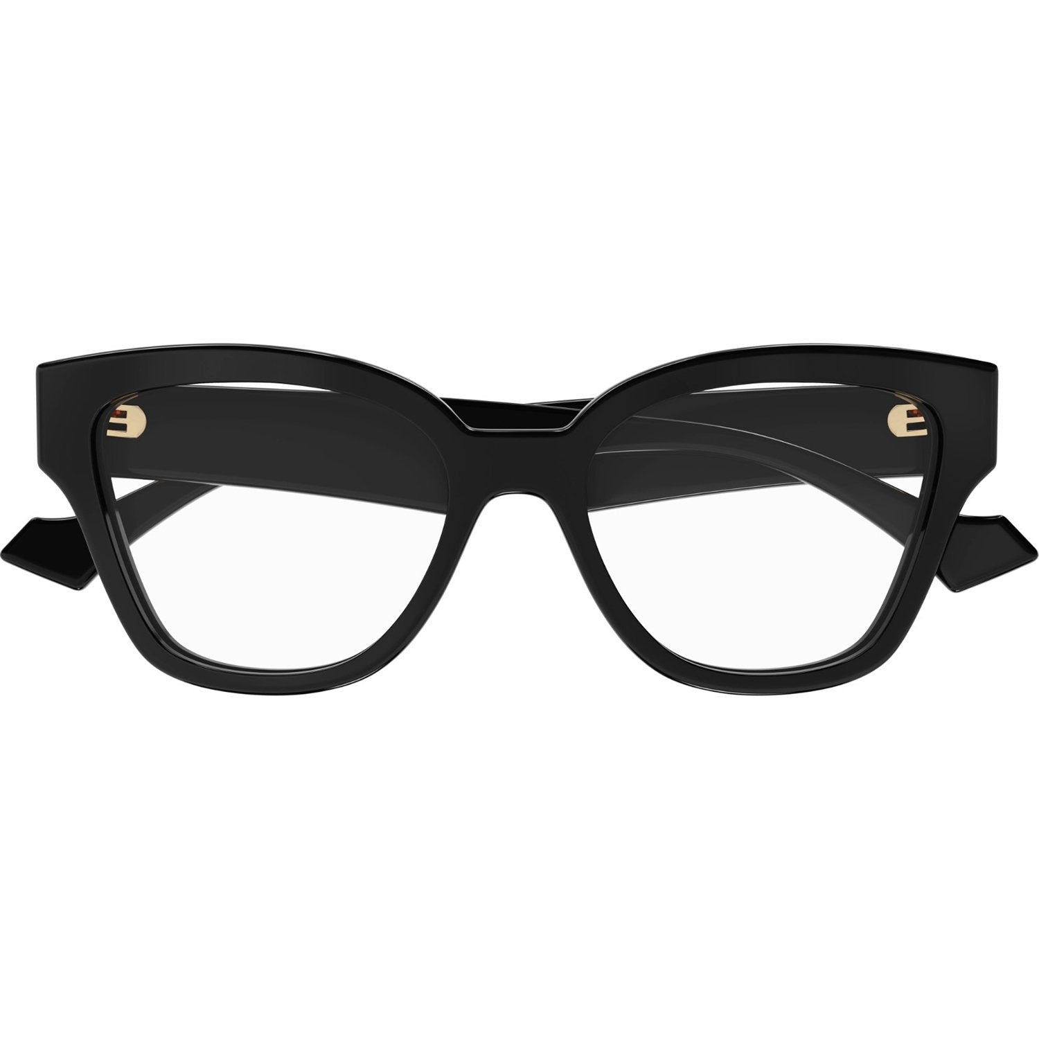 Gucci GG1424O-005 Optical Black Transparent Frames; Size 54