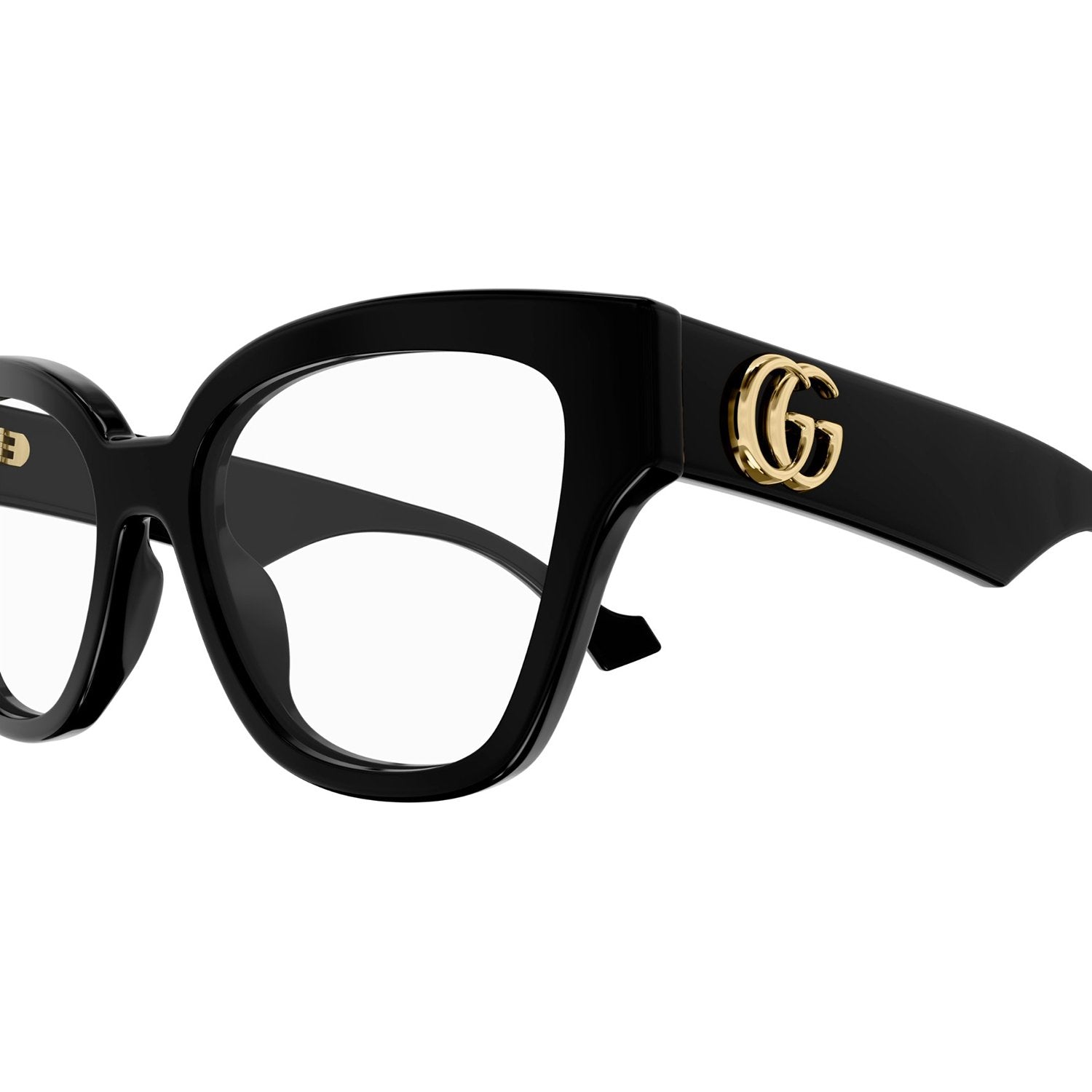 Gucci GG1424O-005 Optical Black Transparent Frames; Size 54