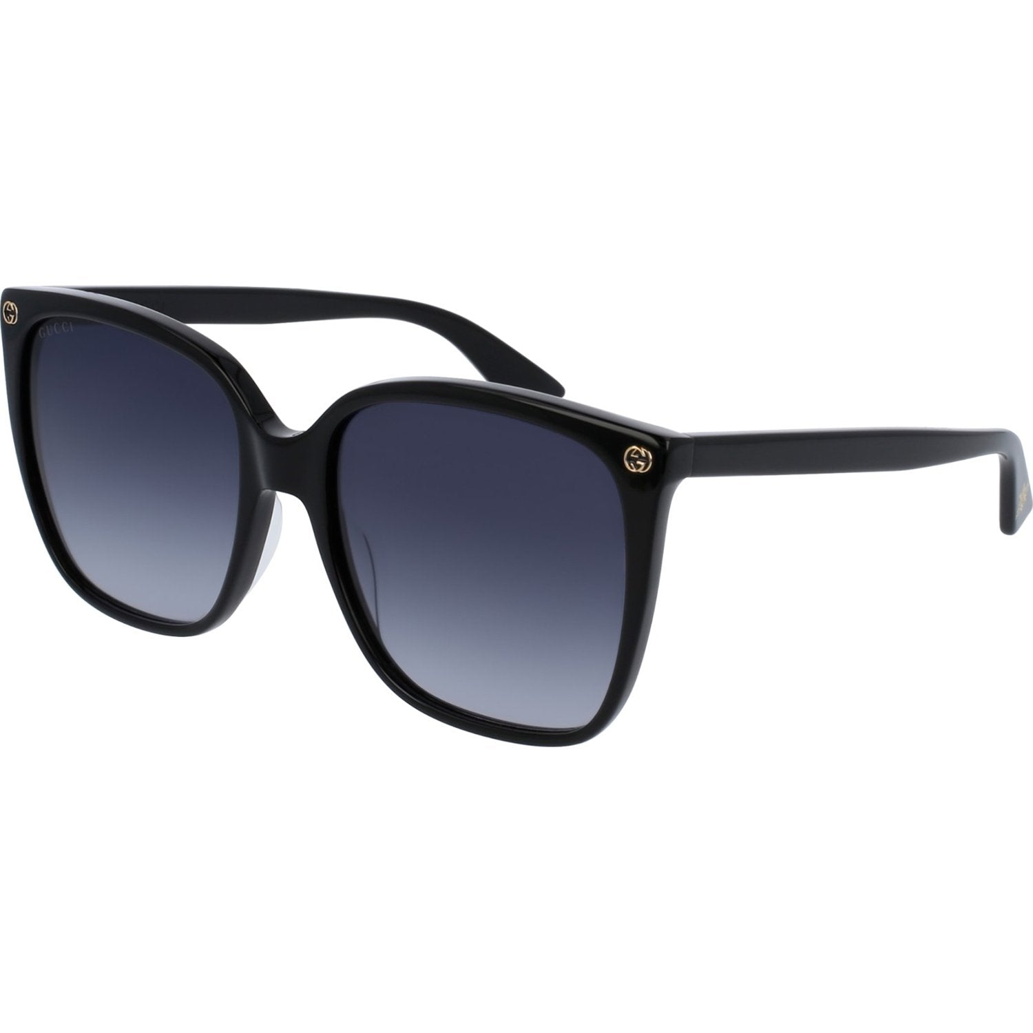 Gucci GG0022S-001 Sunglasses Black Grey Frames; Size 57