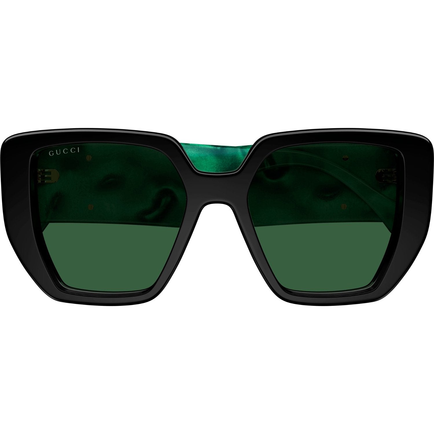 Gucci GG0956S-001 Sunglasses Black Green Frames; Size 54