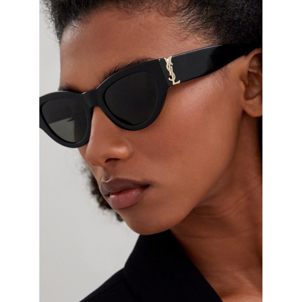 Saint Laurent SL M94-001 Sunglasses Black Grey Frames; Size 53