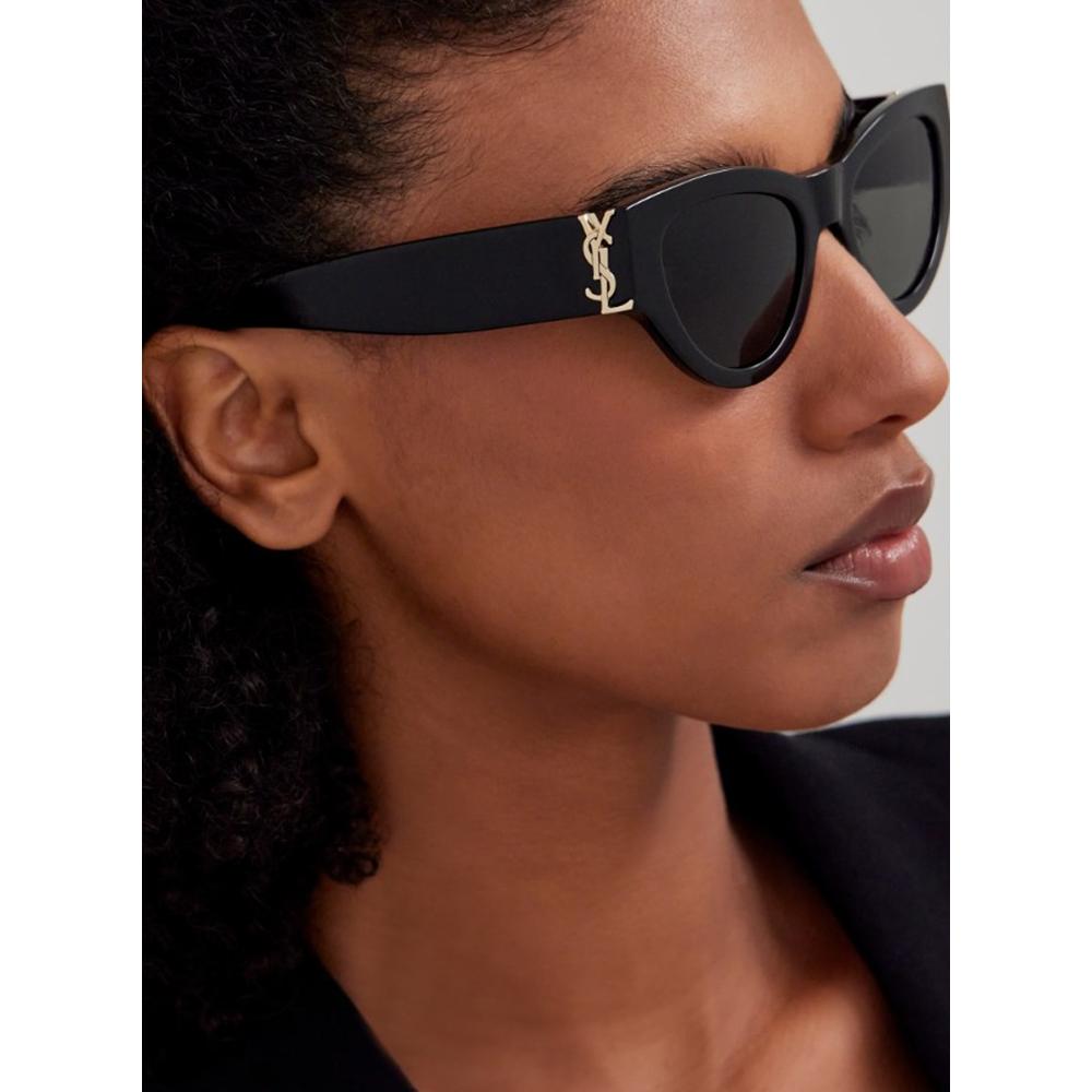 Saint Laurent SL M94-001 Sunglasses Black Grey Frames; Size 53
