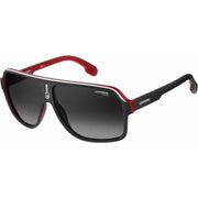 Carrera CARRERA Sunglasses Matte Black Red Frame, size 62