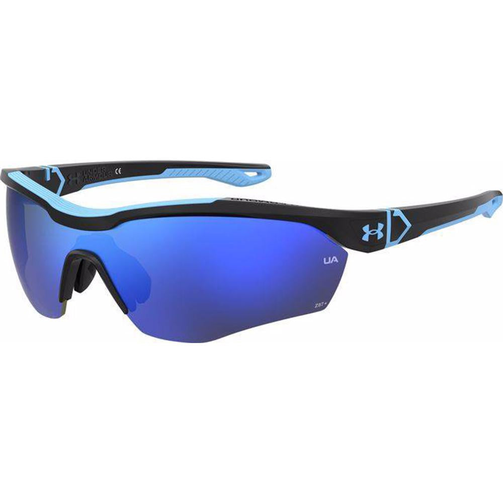 Under Armour 205643 UA Yard Pro Sunglasses Black Blue Mask Frames; Size 99