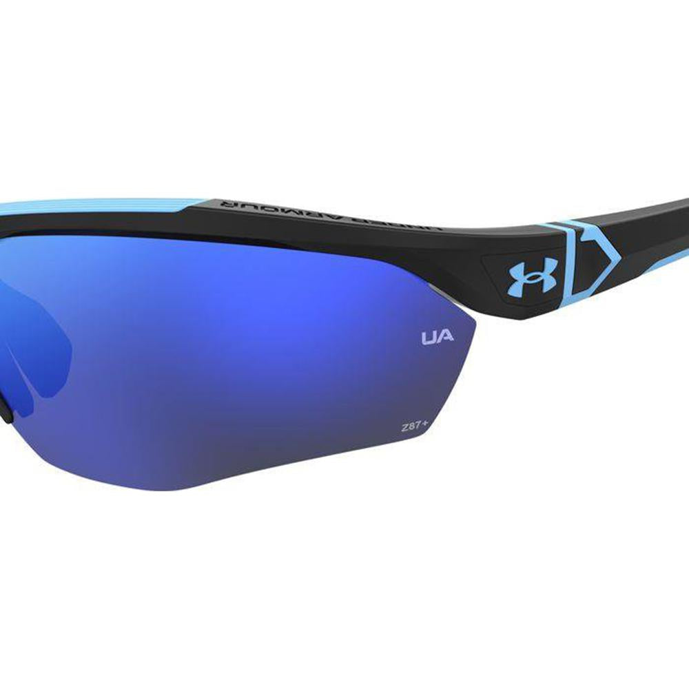 Under Armour 205643 UA Yard Pro Sunglasses Black Blue Mask Frames; Size 99