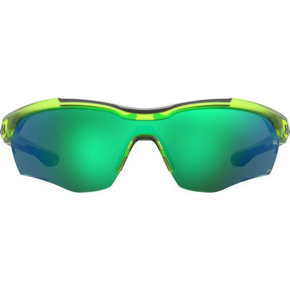 Under Armour 205643 UA Yard Pro Sunglasses Green Yellow Fluorecent Mask Frames; Size 99