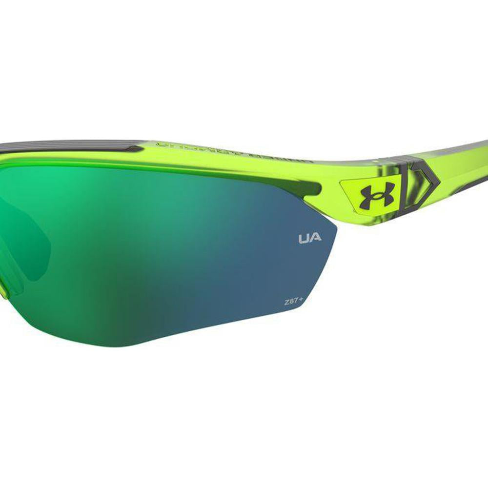 Under Armour 205643 UA Yard Pro Sunglasses Green Yellow Fluorecent Mask Frames; Size 99