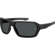 Under Armour 204702 UA Recon Sunglasses Matte Black Rectangular Frames; Size 64