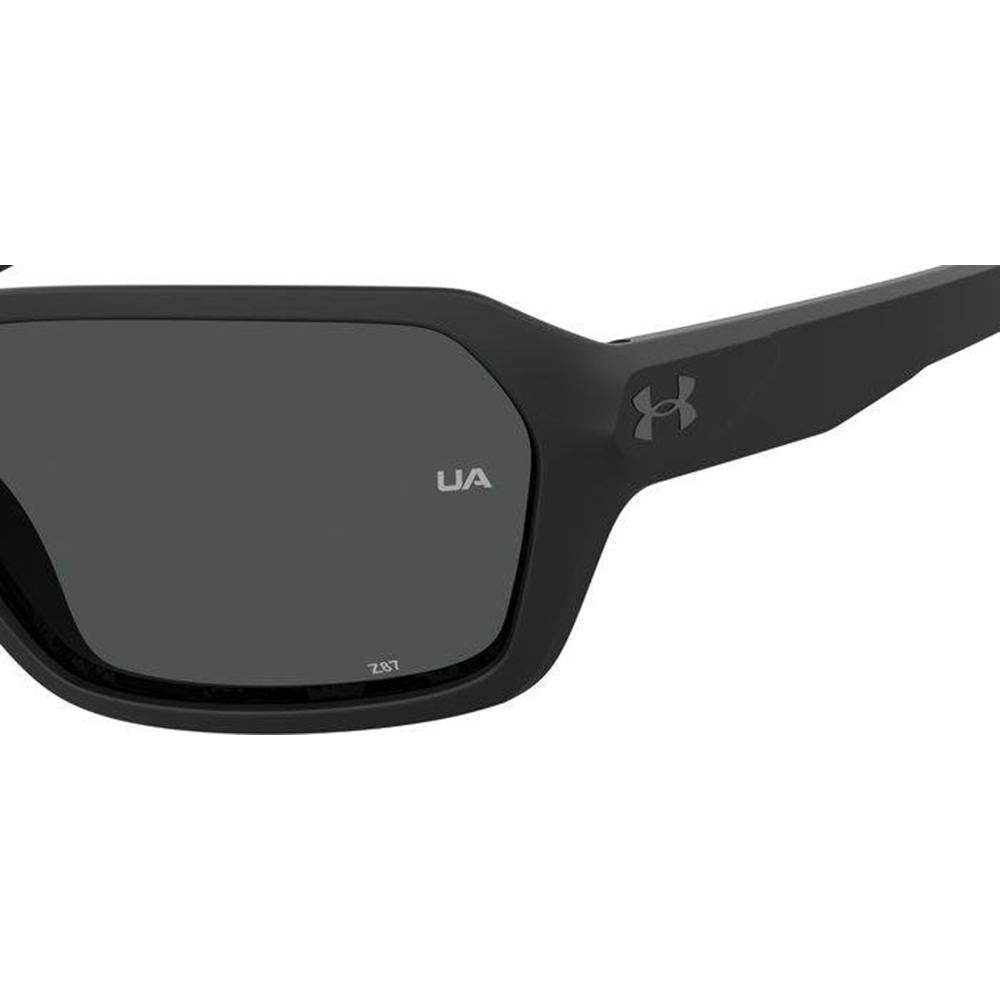 Under Armour 204702 UA Recon Sunglasses Matte Black Rectangular Frames; Size 64