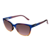 Maui Jim RS758-13A Honi Sunglasses Blue Frames Maui Rose Maui-Gradient Lenses; Size 54