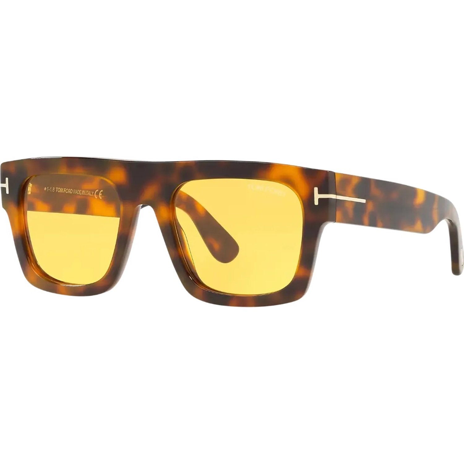 Tom Ford FT0711 Sunglasses Havana Frames Brown Lenses; Size 53