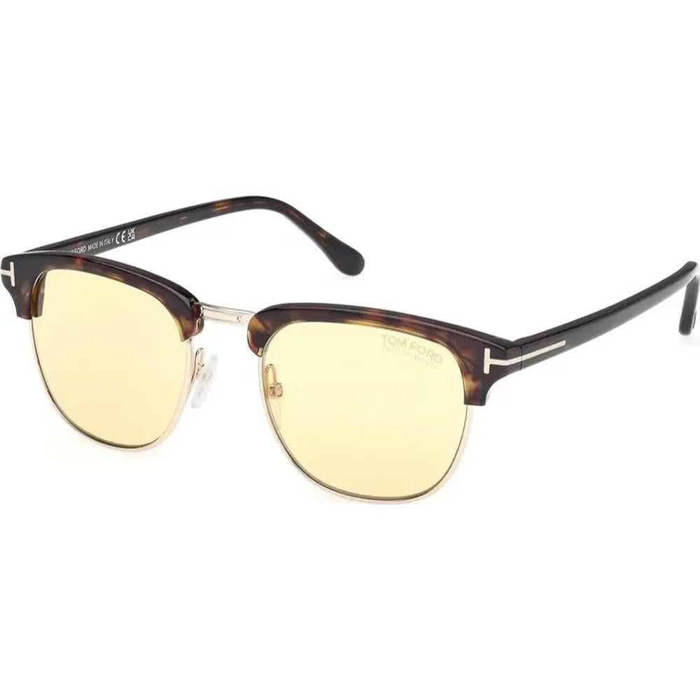 Tom Ford FT0248 Sunglasses Dark Havana Frames Brown Lenses; Size 53