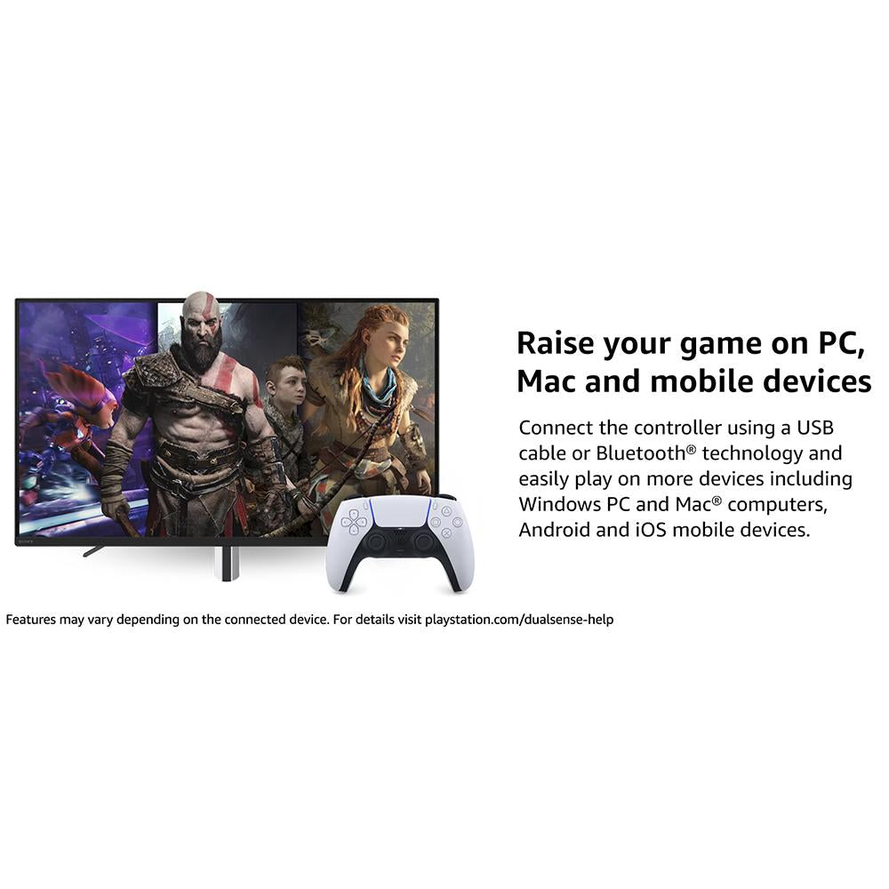 Sony PlayStation 5 - DualSense Wireless Controller - White - Refurbished