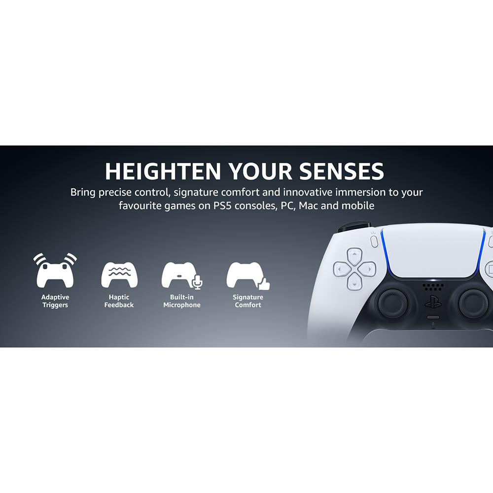 Sony PlayStation 5 - DualSense Wireless Controller - White - Refurbished