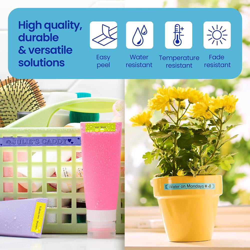 Brother P-touch Btag Label Tape, BTAG3M01, 0.47 in by 13.1 ft