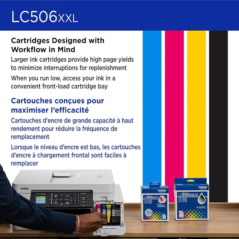Brother Genuine LC506XXLBKS Super High Yield Black Ink Cartridge