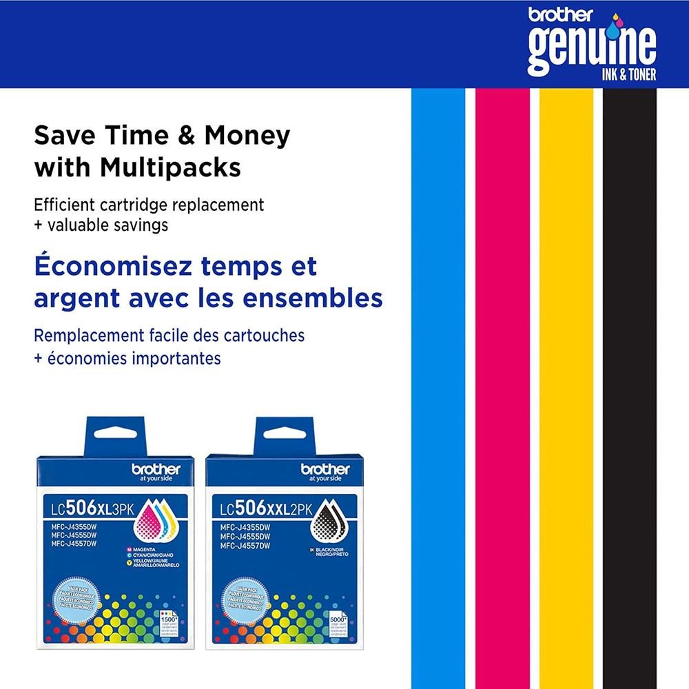 Brother Genuine LC506XXLBKS Super High Yield Black Ink Cartridge