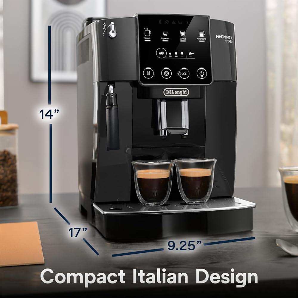 Delonghi Magnifica Start Automatic Espresso Machine Renewed with 2 Year Warranty