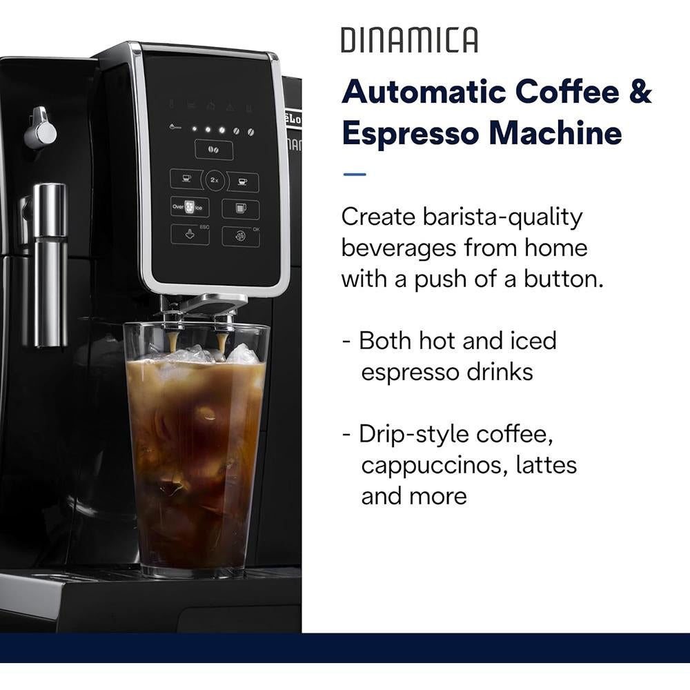 Delonghi Dinamica Espresso Machine Renewed with 2 Year Warranty