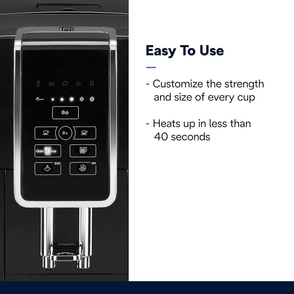 Delonghi Dinamica Espresso Machine Renewed with 2 Year Warranty