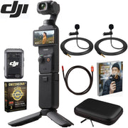 DJI Osmo Pocket 3 Combo Handheld 3-Axis Gimbal Open Box with Microphone Bundle