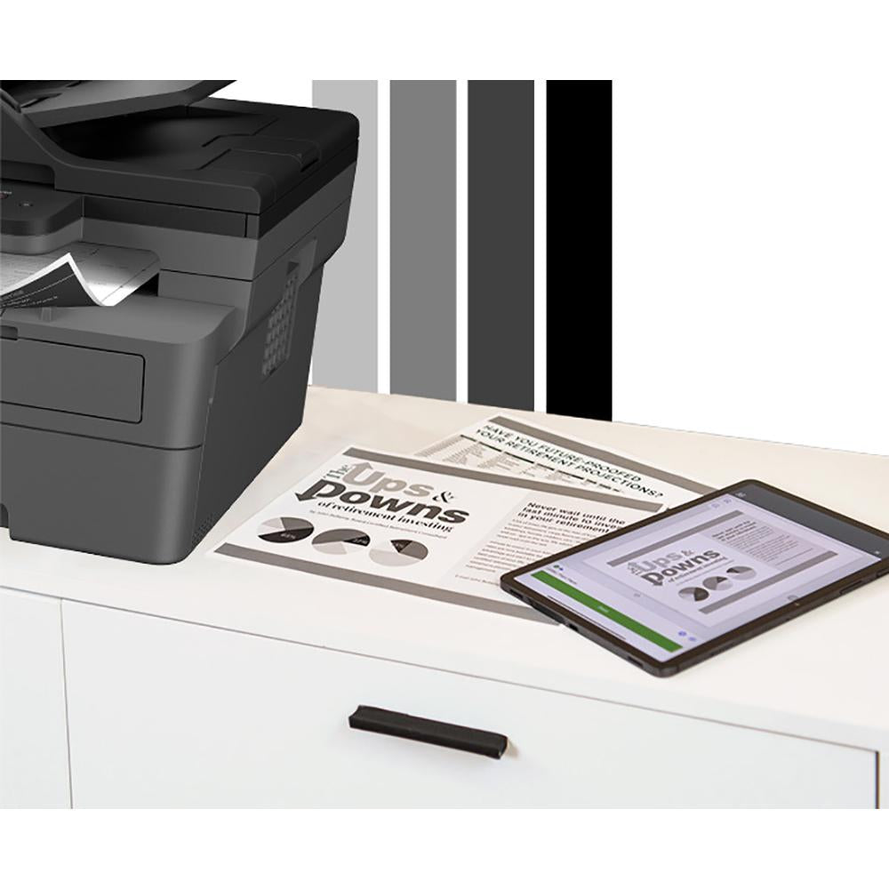Brother Wireless DCP-L2640DW Compact Monochrome Multi-Function Laser Printer