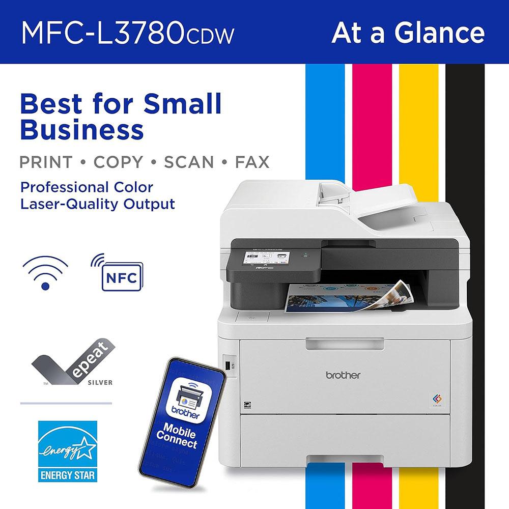 Brother MFCL3780CDW Digital Color All-in-One Laser Printer