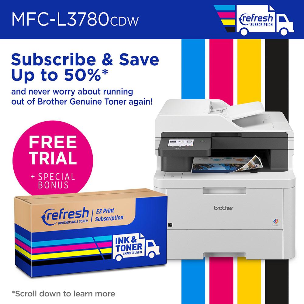 Brother MFCL3780CDW Digital Color All-in-One Laser Printer