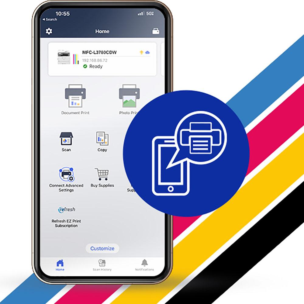 Brother MFCL3780CDW Digital Color All-in-One Laser Printer