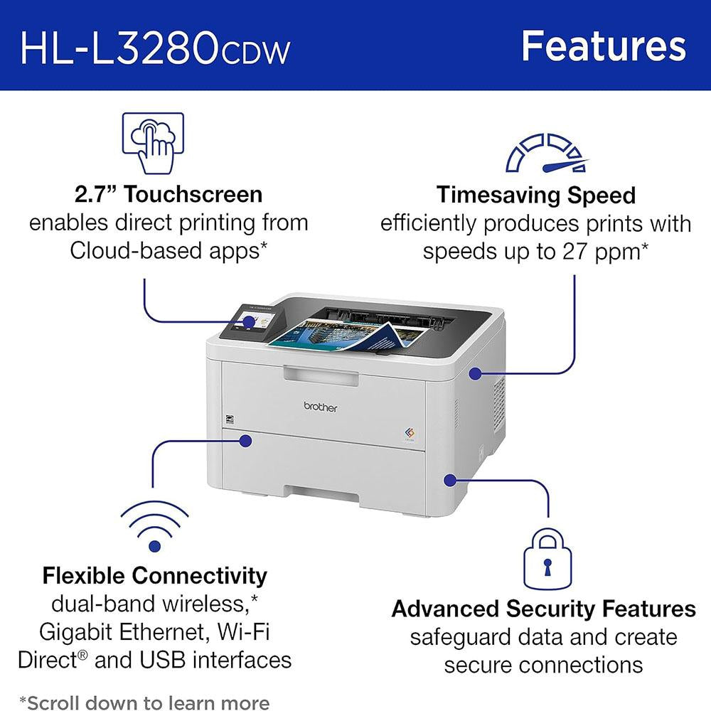 Brother HLL3280CDW Laser Printer