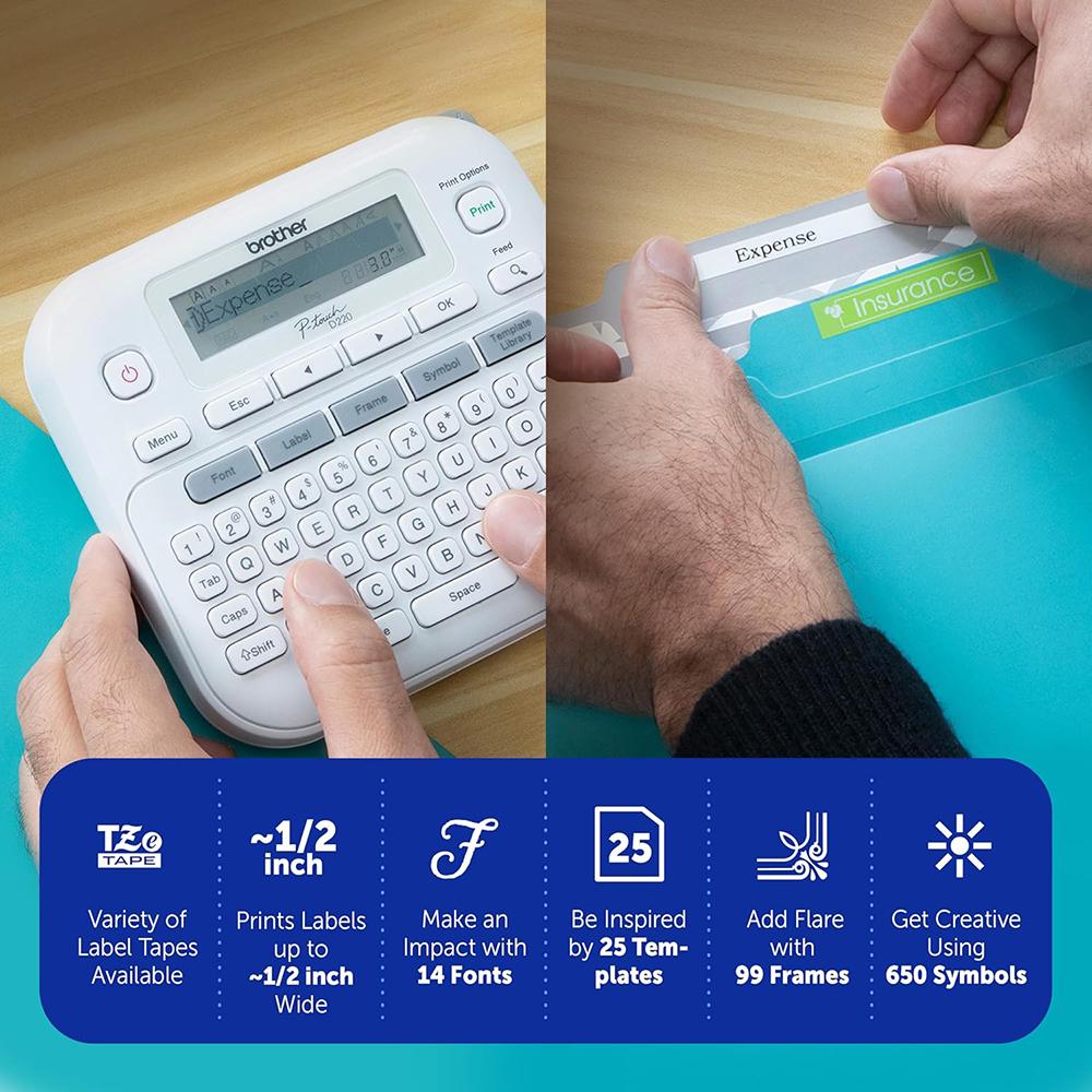 Brother PTD220 Home/Office Everyday Label Maker