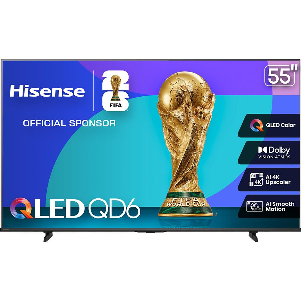 Hisense 55 inch QD6 Series QLED 4K UHD HDR Smart Fire TV (2025)