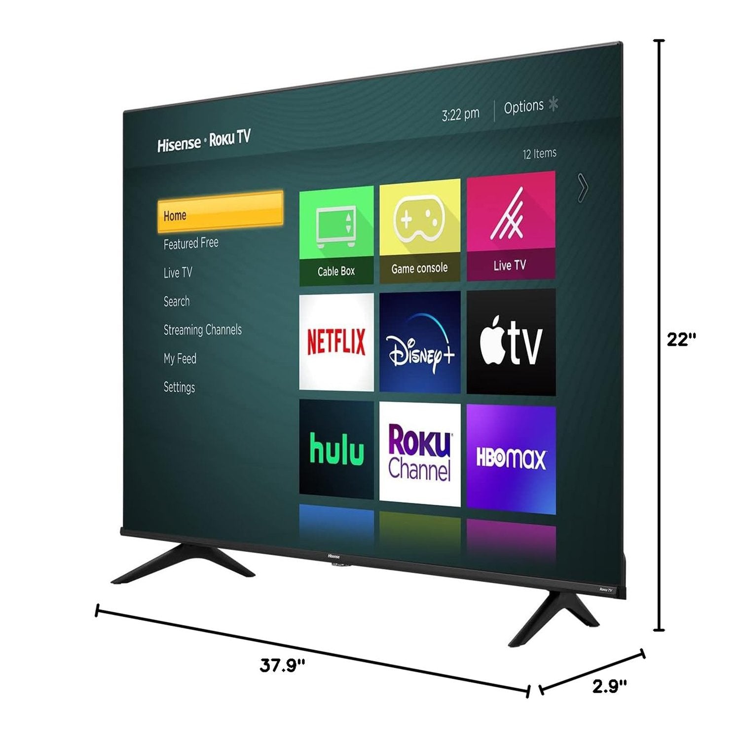 Hisense 43 inch R6G Series LED 4K UHD Smart Roku TV
