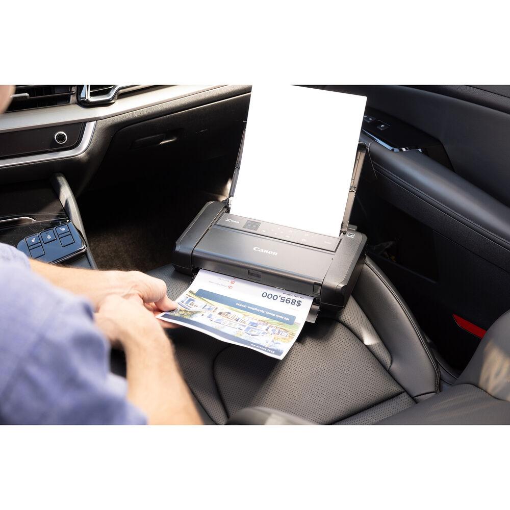 Canon PIXMA TR160 Portable Wired/Wireless Inkjet Color Printer+Essentials Bundle