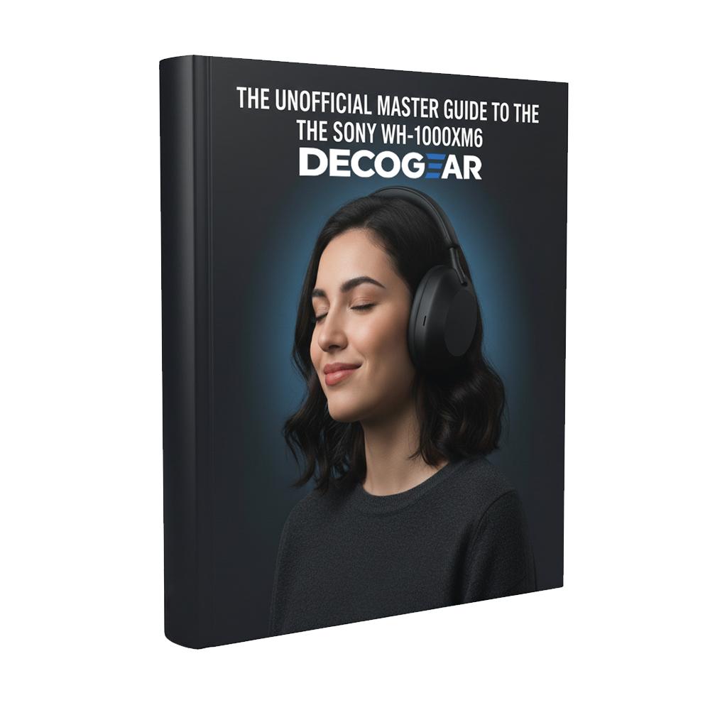 Sony Best Noise Canceling Headphones, Platinum Silver w/ Deco Master Guide Bundle