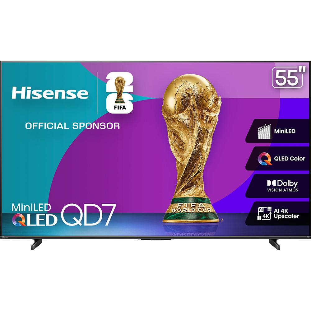 Hisense 55" QD7 Series MiniLED QLED 4K UHD HDR Smart Fire TV - Refurbished